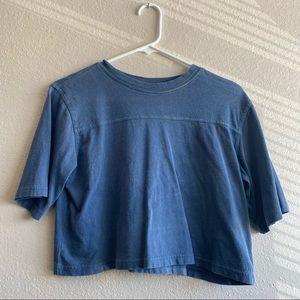 Wild Fable blue loose fitting crop top size xs